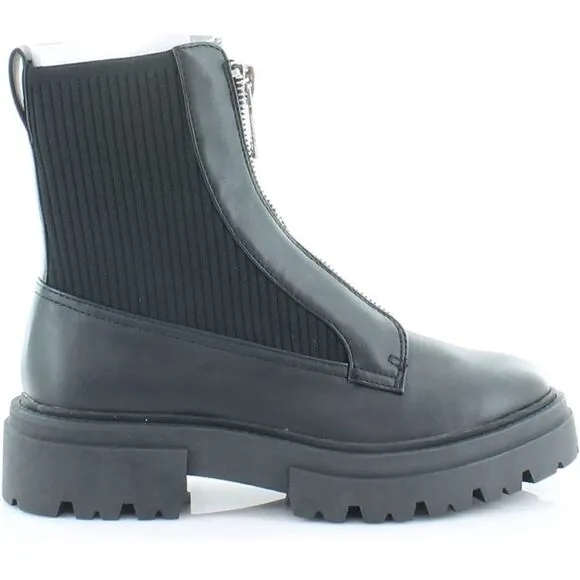 STEVEN by Steve Madden Aliyah Women's Combat Boots Black NWOT size 5.5