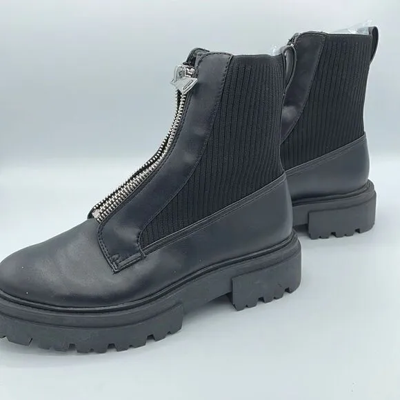 STEVEN by Steve Madden Aliyah Women's Combat Boots Black NWOT size 5.5