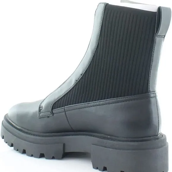 STEVEN by Steve Madden Aliyah Women's Combat Boots Black NWOT size 5.5