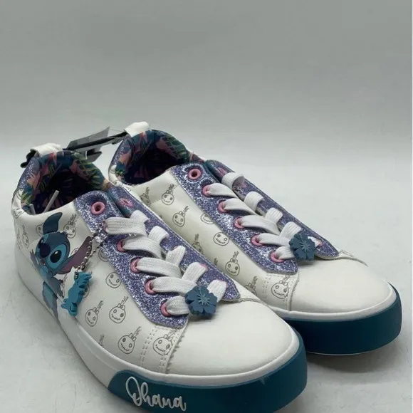 Stitch!!! Sneakers! Beautiful one of a kind sneakers! Women size 9