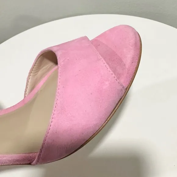 🌹STUART WEITZMAN 🌹 Allshine 75 Crystal-Embellished Suede Sandals Size: 7B