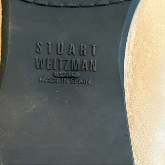 Stuart Weitzman Giveable Ballet Flats Cream and Black 8