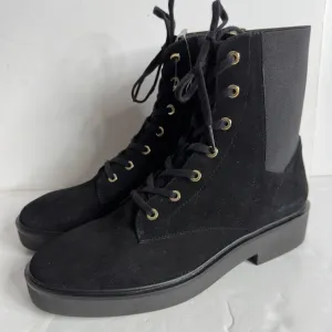 Stuart Weitzman Henley Chill Suede Combat Boots