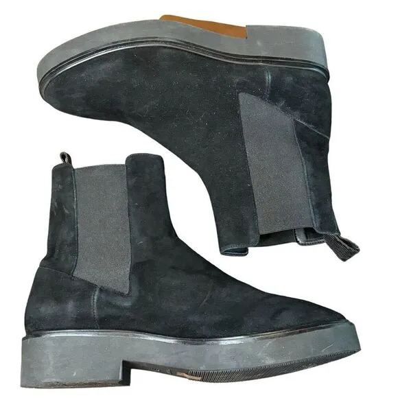 STUART WEITZMAN Henley suede Chelsea boots in Black NWOB Size 9