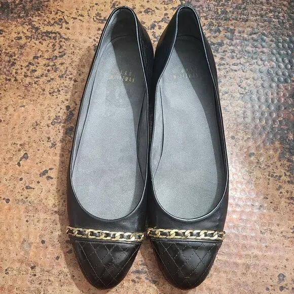 Stuart Weitzman 'Legacy' Cap Toe Ballet Flats