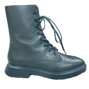 Stuart Weitzman Mckenzee Combat Boots 6.5 Green Lace Up