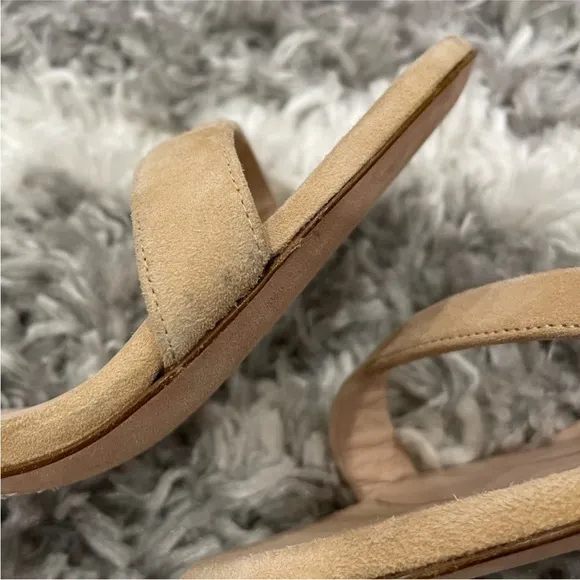 Stuart Weitzman Nearly Nuede Suede Block Sandals