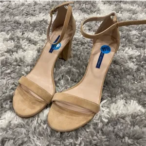 Stuart Weitzman Nearly Nuede Suede Block Sandals