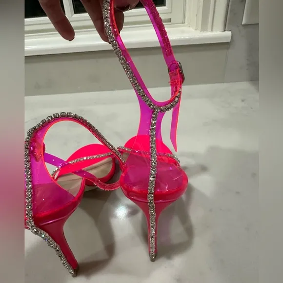 Stuart Weitzman Nudistglam Ankle Strap Sandals