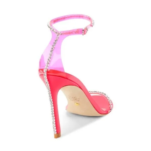 Stuart Weitzman Nudistglam Ankle Strap Sandals