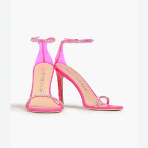 Stuart Weitzman Nudistglam Ankle Strap Sandals