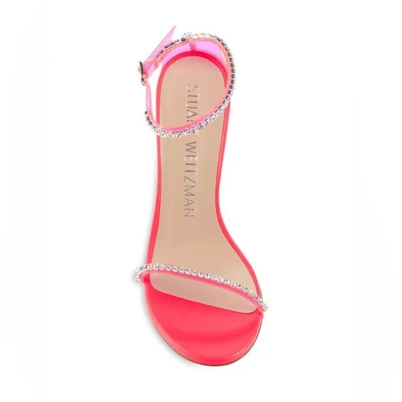 Stuart Weitzman Nudistglam Ankle Strap Sandals
