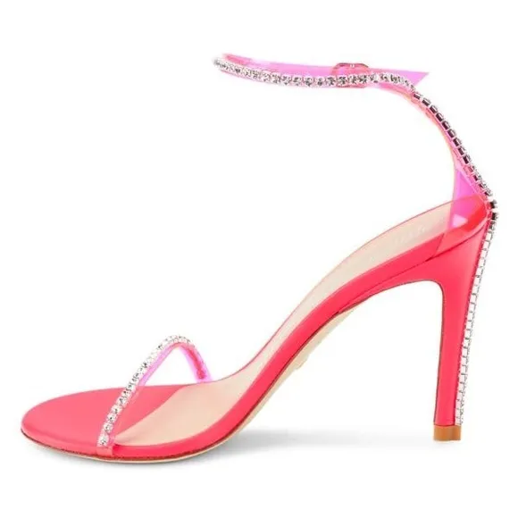 Stuart Weitzman Nudistglam Ankle Strap Sandals