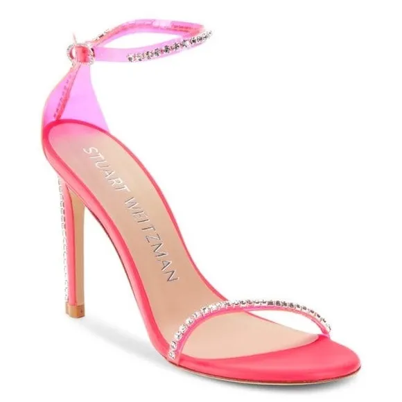 Stuart Weitzman Nudistglam Ankle Strap Sandals
