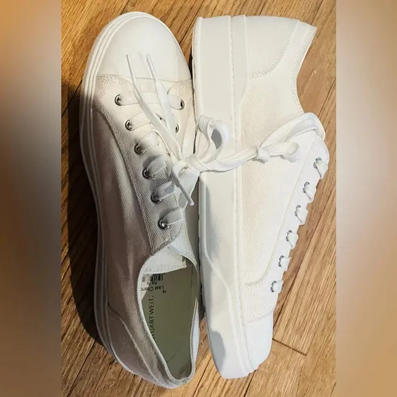 STUART WEITZMAN Sammy Platform Canvas Sneakers