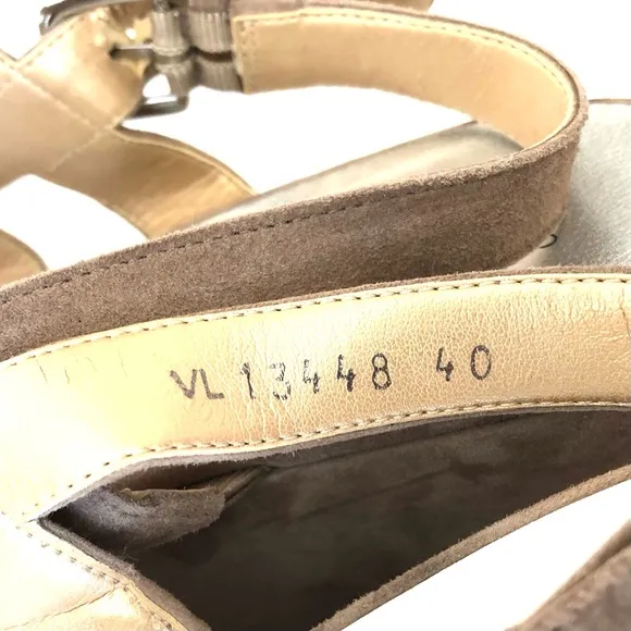 Stuart Weitzman Suede Cage Platform Sandals
