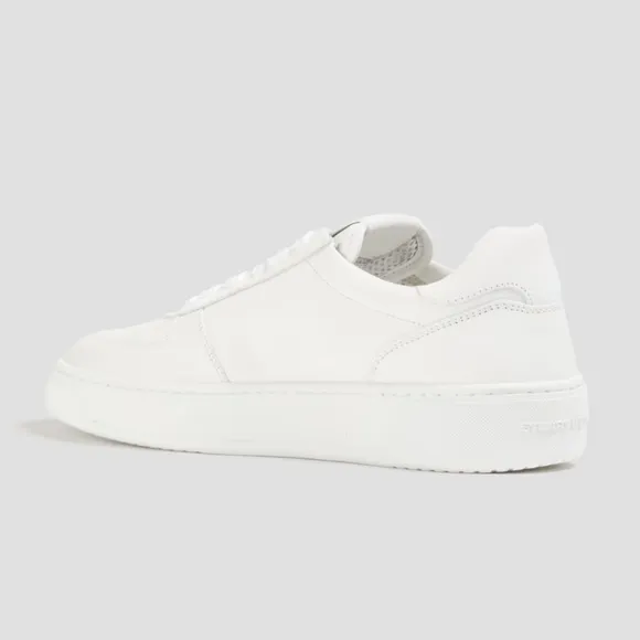 Stuart WeitzmanLeather Courtside Low-Top Sneakers white size 7 new