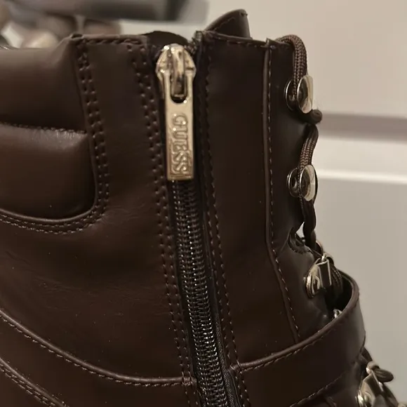 Stunning, Guess Platform Combat Ankle Booties, EUC