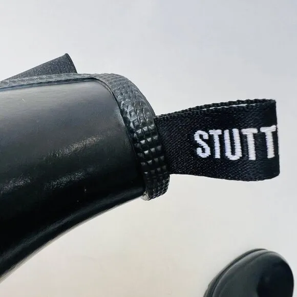 Stutterheim Men black Chelsea rain boots, Size 10