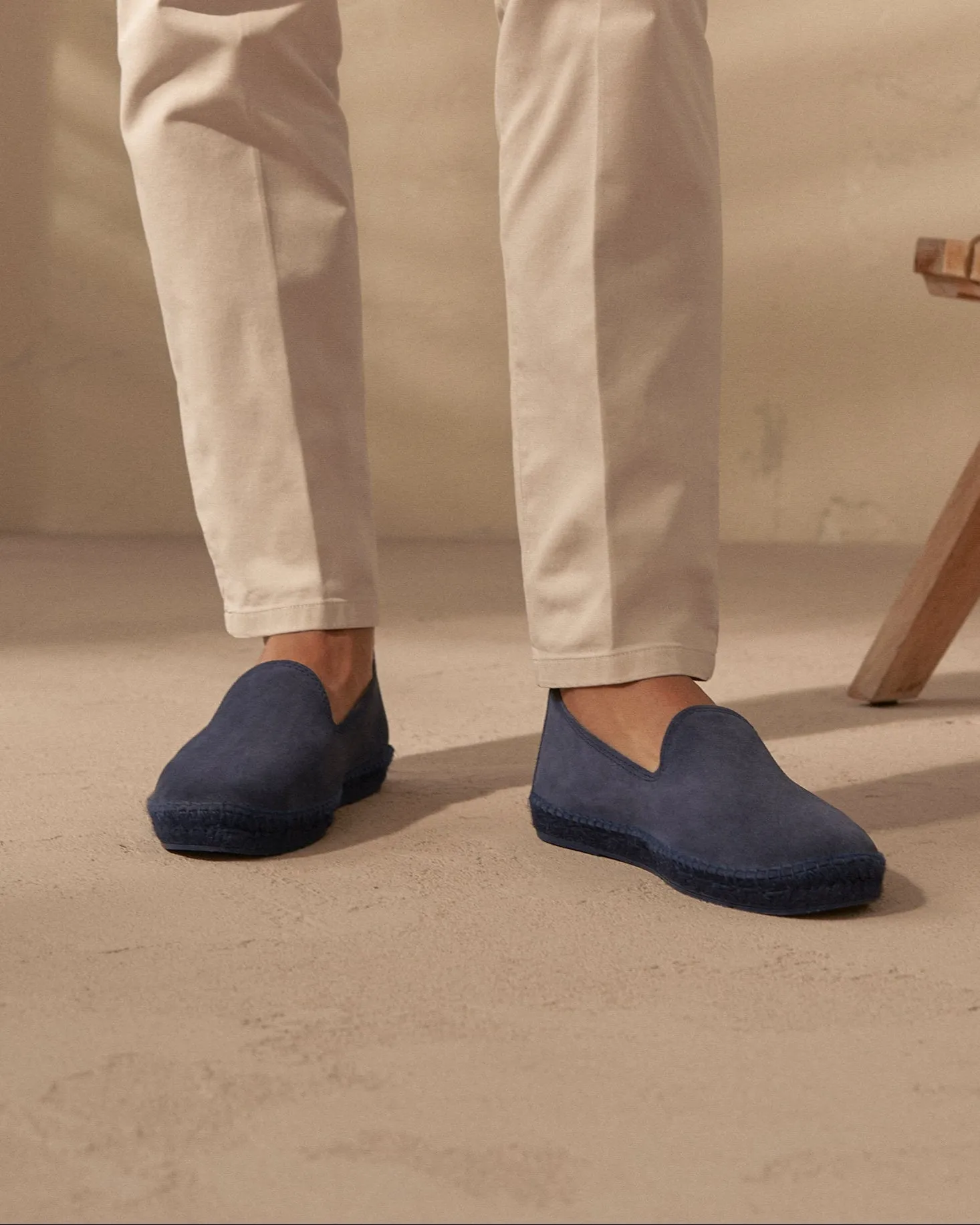 Suede Espadrilles - R46C0 - Hamptons Patriot Blue On Tone