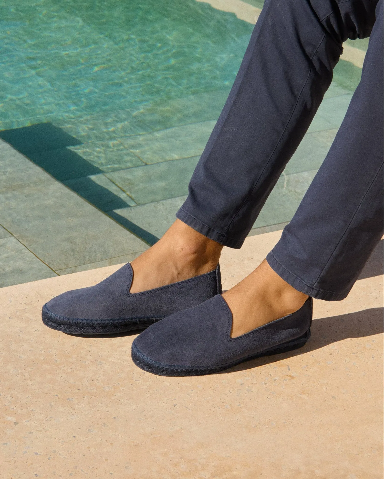 Suede Espadrilles - R46C0 - Hamptons Patriot Blue On Tone