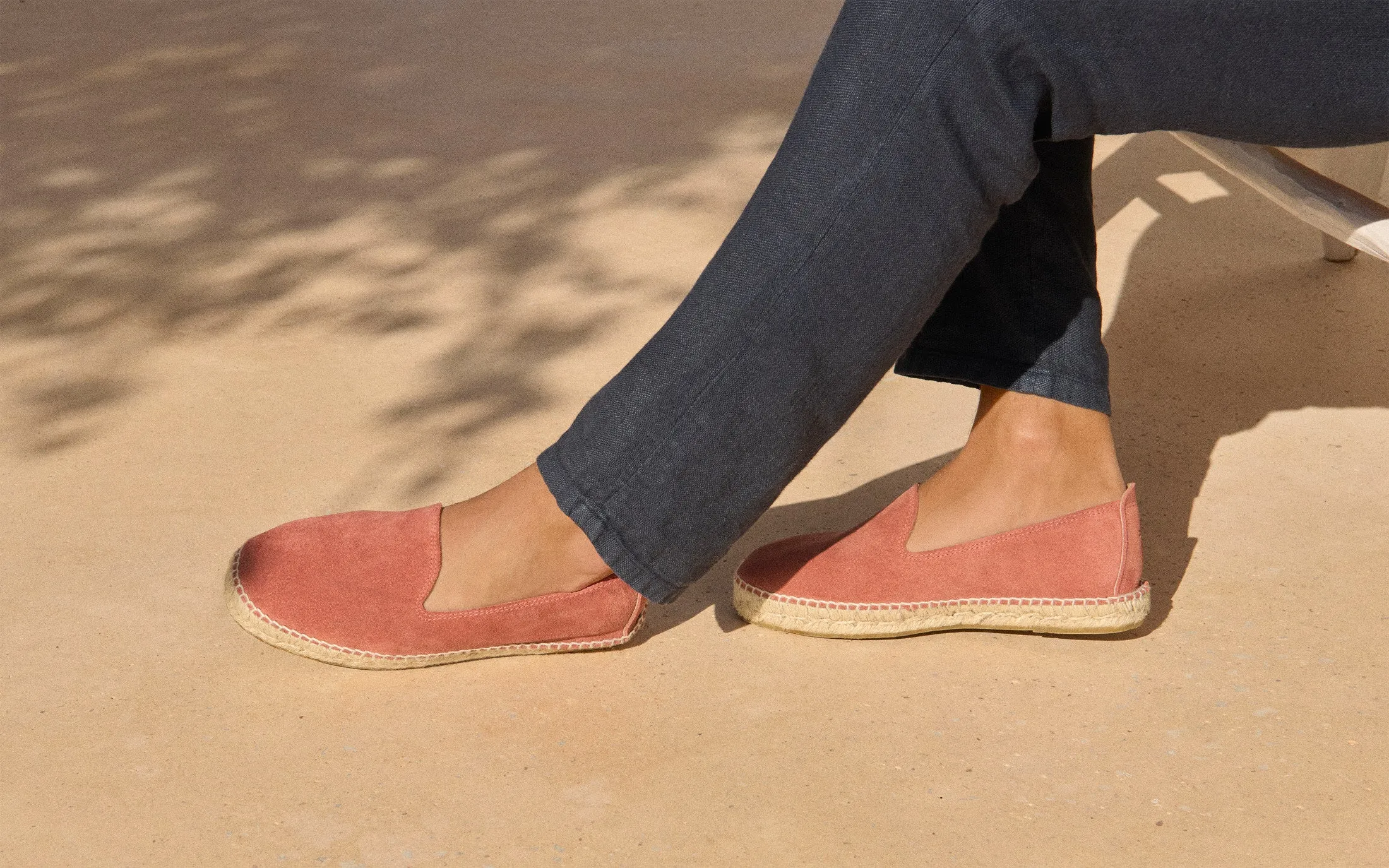 Suede Espadrilles - R70C0 - Hamptons Terracotta