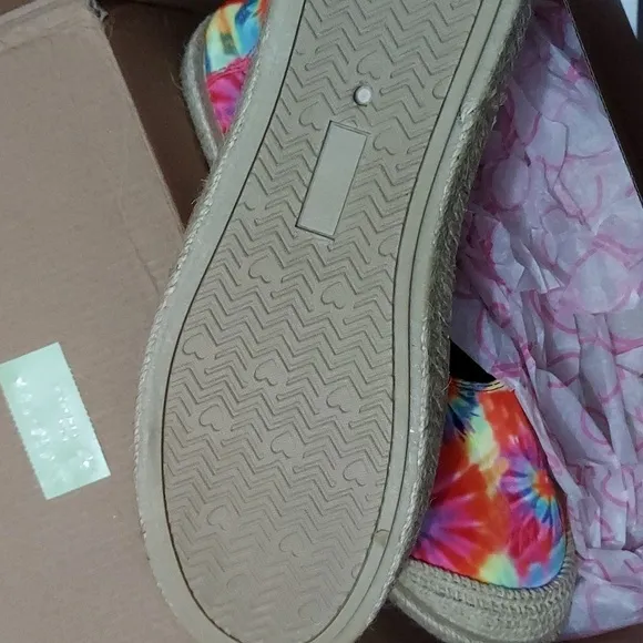 Sugar Womens Evermore Denim Flats Espadrilles Pink 9 Medium (B M)