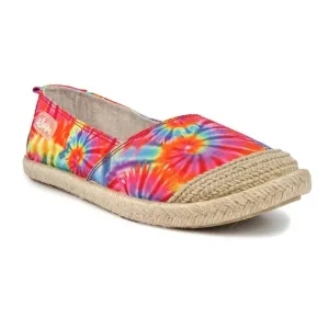 Sugar Womens Evermore Denim Flats Espadrilles Pink 9 Medium (B M)