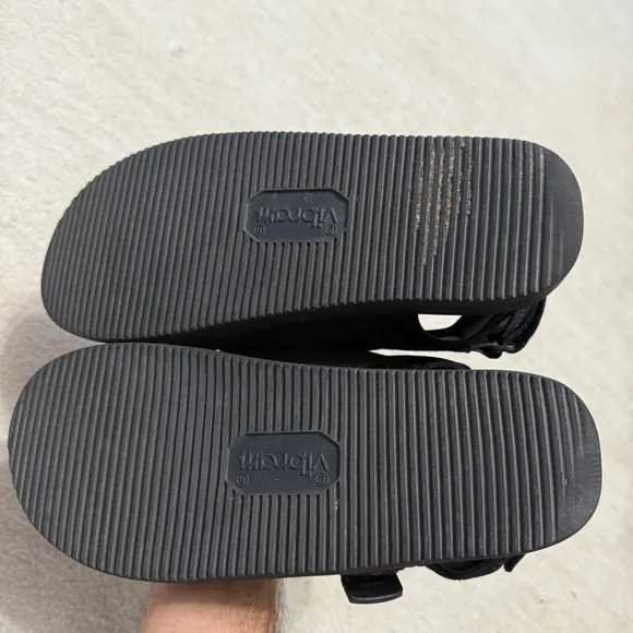 Suicoke WAS-V Strap Sandals Vibram Sole Men's Size 10 Black