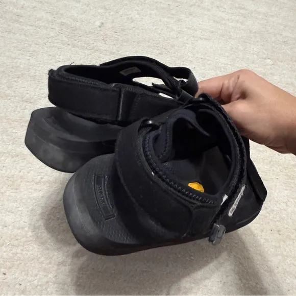 Suicoke WAS-V Strap Sandals Vibram Sole Men's Size 10 Black