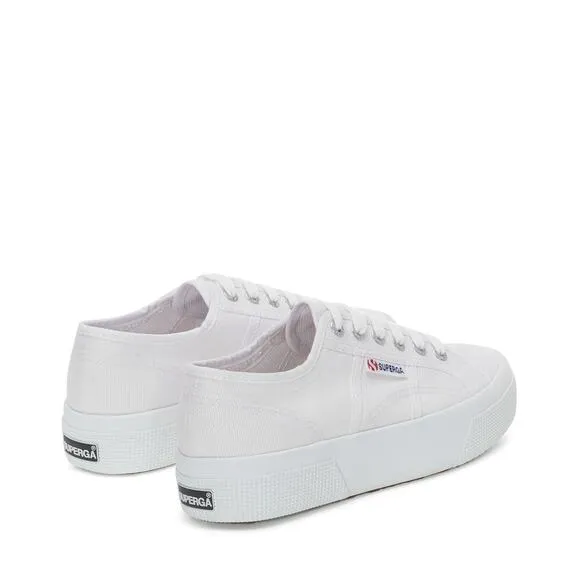Superga 2740 Platform Sneakers Canvas Comfortable White Size 5.5 NWT