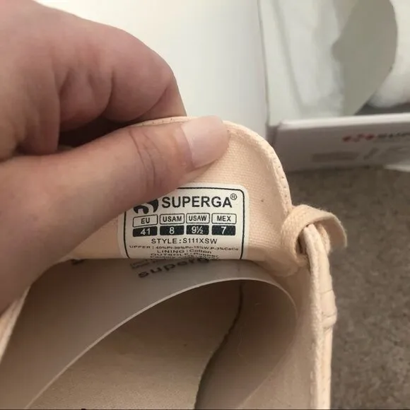 SUPERGA 2750 Synth Crocodile Embossed Sneakers 41