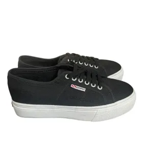 Superga 2790 Platform Sneakers -Black size 41.5 USA M 8.5, USA W 10