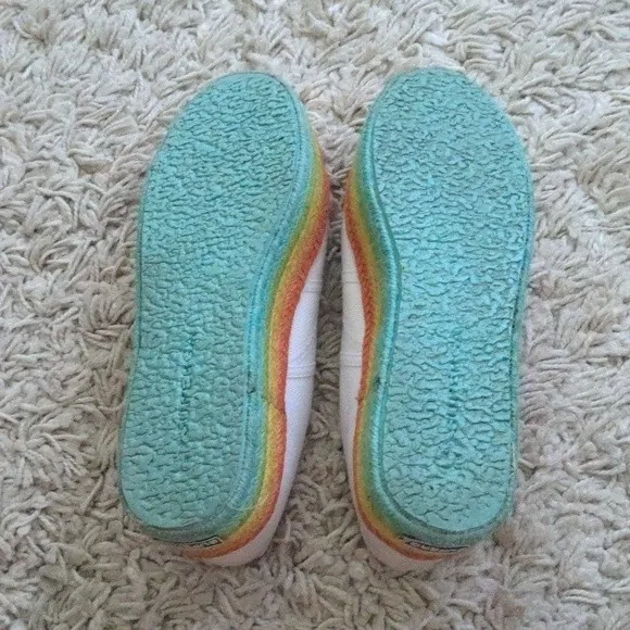 Superga Fantasia Rainbow Platform Sneakers Women Size 7.5