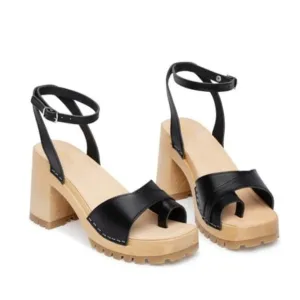 Swedish Hasbeens Toe Strap Sandals size 37 US 7