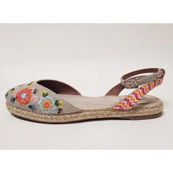 TABITHA SIMMONS SHOES DOTTY FESTIVAL EMBROIDERED CANVAS ESPADRILLES