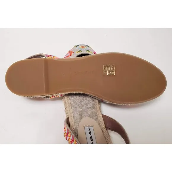 TABITHA SIMMONS SHOES DOTTY FESTIVAL EMBROIDERED CANVAS ESPADRILLES