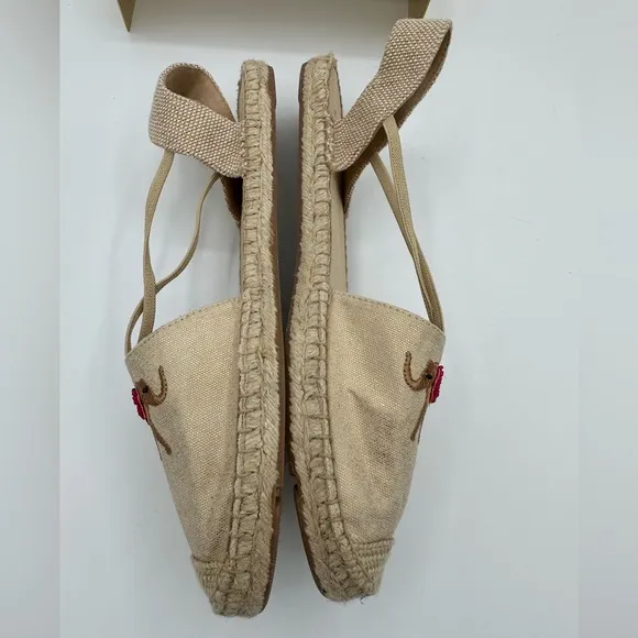 TALBOTS Beige Gold Elephant Espadrilles NWOT | Size 10.5