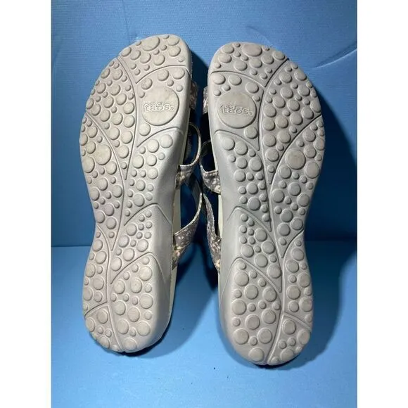 Taos Womens Slip On Sandals Celebration Comfort Size 10