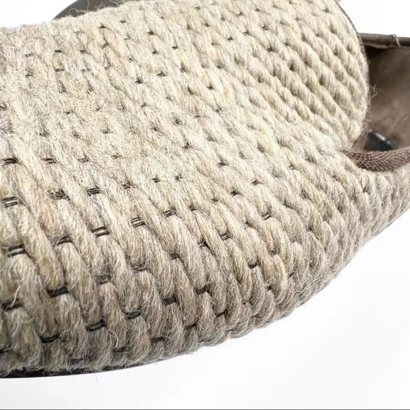Tapeet Vicini Woven Knit Loafer with Leather Trim, Size 38