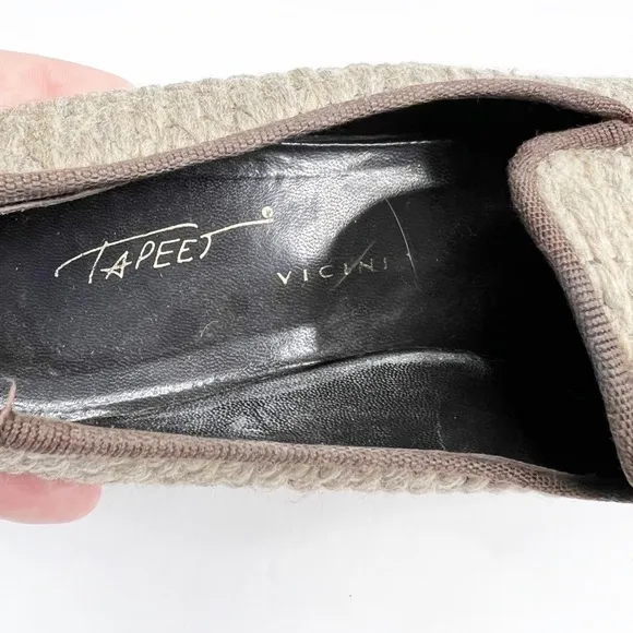 Tapeet Vicini Woven Knit Loafer with Leather Trim, Size 38