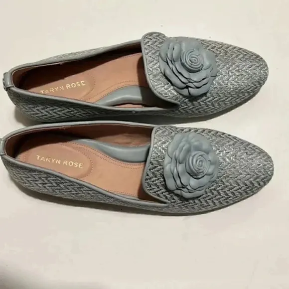 Taryn Rose Brigitta Woven Floral size 12b loafers