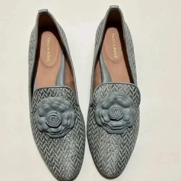 Taryn Rose Brigitta Woven Floral size 12b loafers