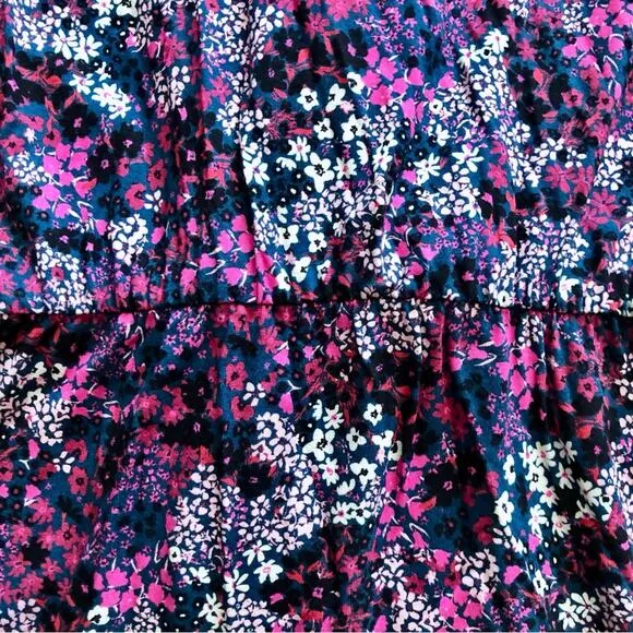 Ted Baker Jersey Faux Wrap Purple Blue Dress Women’s Size 3 (USA 8)