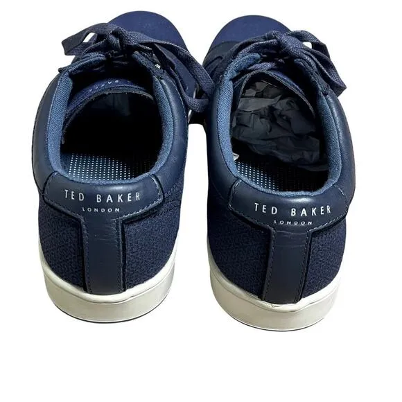 TED BAKER LONDON TERNUR NAVY BLUE MEN'S SNEAKERS SIZE 12
