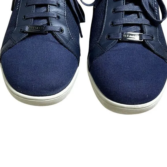 TED BAKER LONDON TERNUR NAVY BLUE MEN'S SNEAKERS SIZE 12