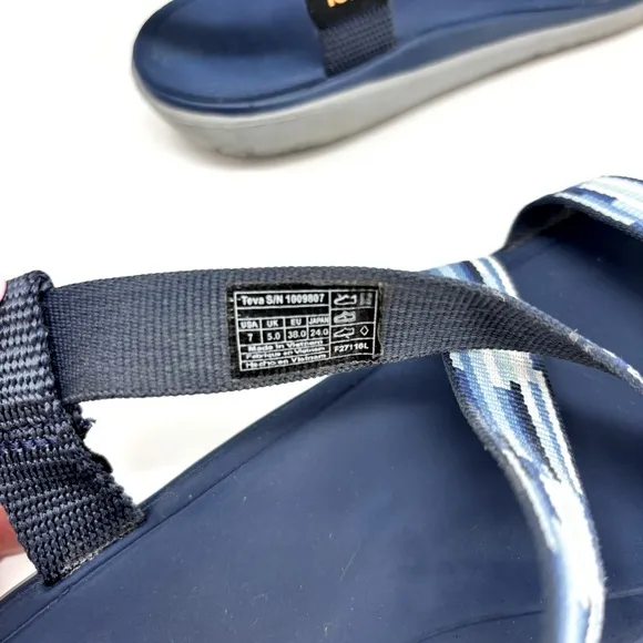 TEVA Sport Sandals Terra-Float Livia Tacion Blue - 7