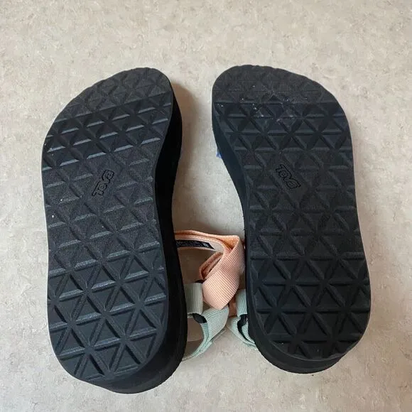 TEVA Women's Flatform Universal Unwind Multi Sandals (1008844-UNW) Size 11