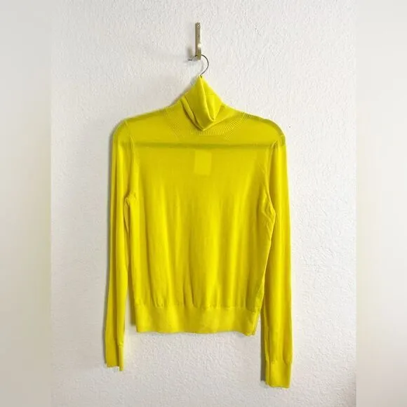 The Kooples YELLOW MERINO WOOL SWEATER. NWT. 2/Small