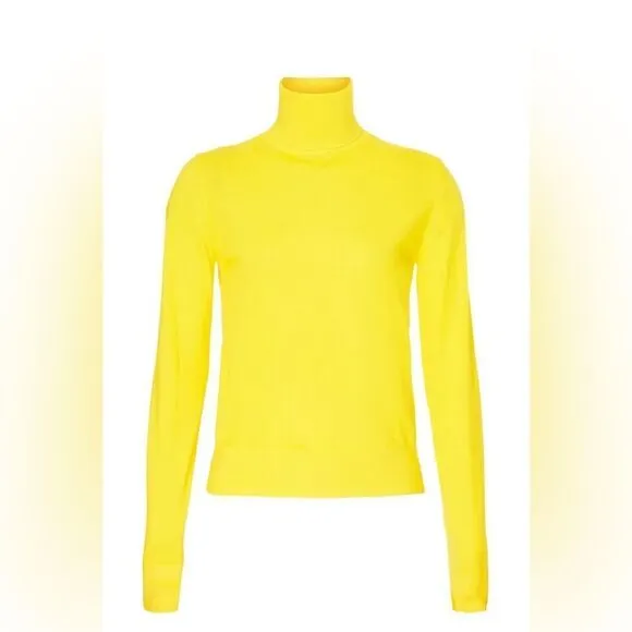 The Kooples YELLOW MERINO WOOL SWEATER. NWT. 2/Small